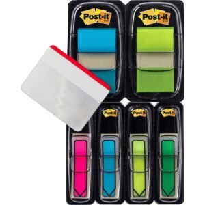 Post-it Tabs and Flags Assorted Brights Value Pack,